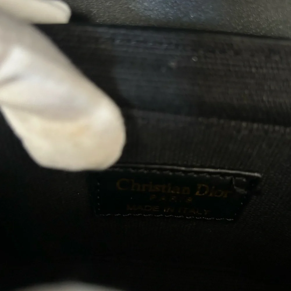 Dior Black Wallet with Gold Hardware - Picture 6 of 12